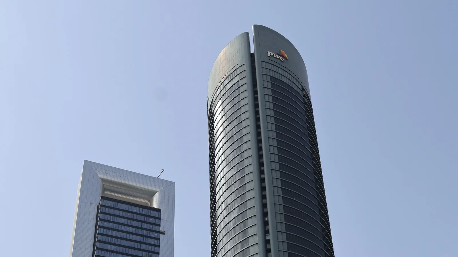 Skyline de Madrid con arquitectura contemporánea